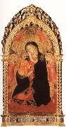 GADDI, Agnolo Madonna of Humility with Six Angels oil on canvas